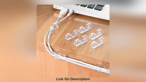 Discount 16/20pcs Self Stick Wire Organizer Line Cable Bu