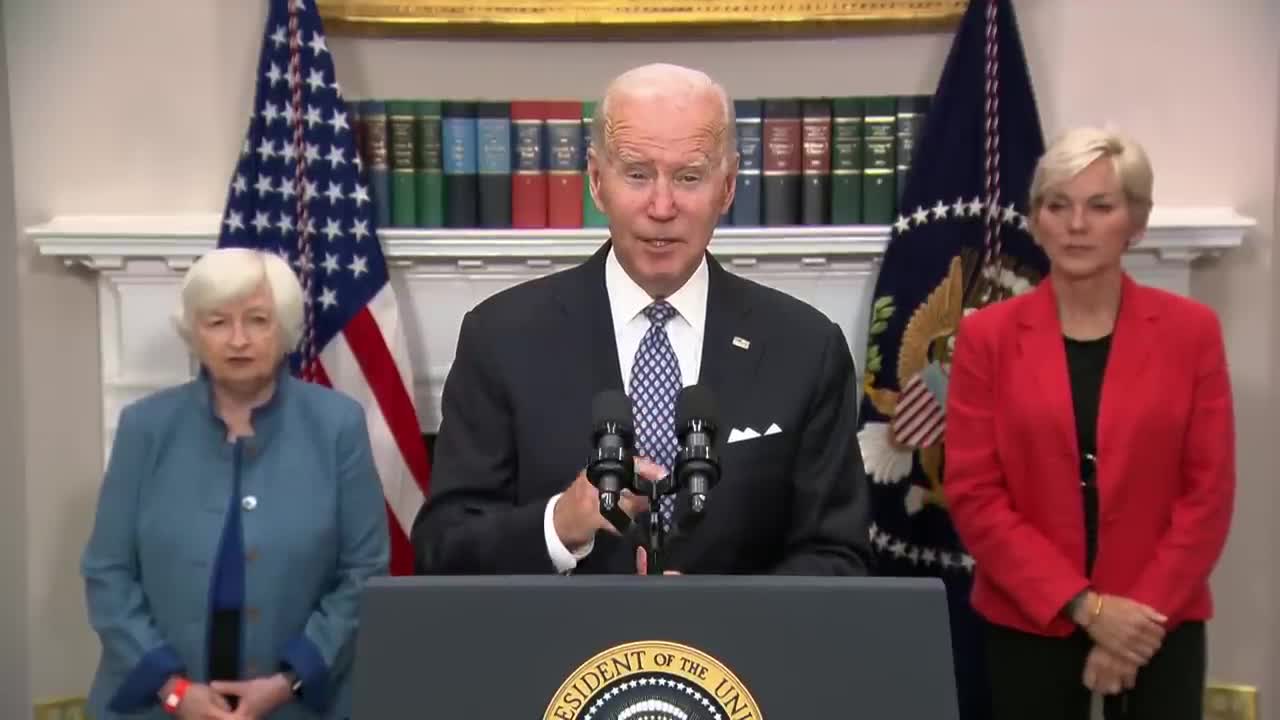 President Biden says oil company profits 'outrageous' and a 'windfall of war'