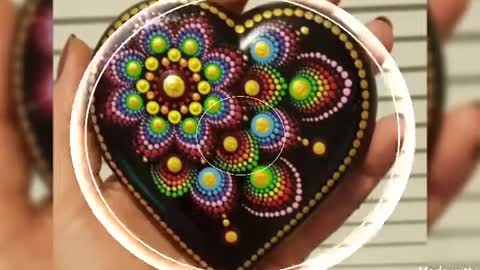amazing mandala stone artistic painting designs 2022new and amazing craft