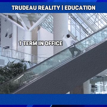The Real Version Of Trudeau On Escalator