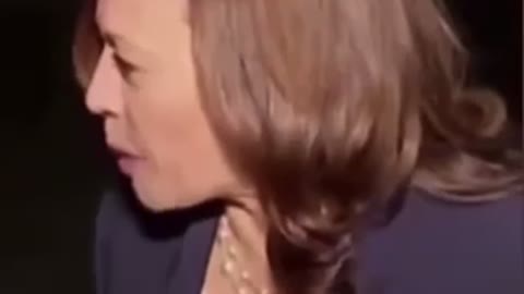 Kamala laughing before answering question about Afghanistan