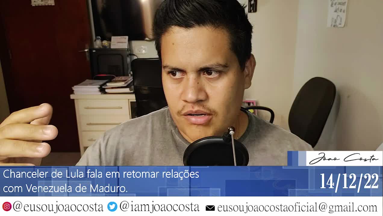 Chanceler de Lula fala em retomar relações com Venezuela de Maduro.