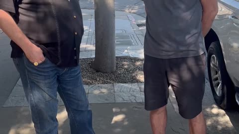 Steve, owner of Uhl Rubber, Gets Tickets on Visalia Main Street