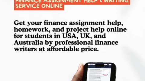 Financial Assignment Help by Qualified experts