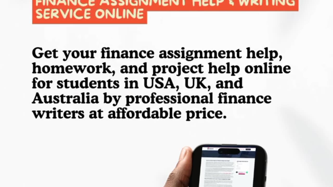 Financial Assignment Help by Qualified experts