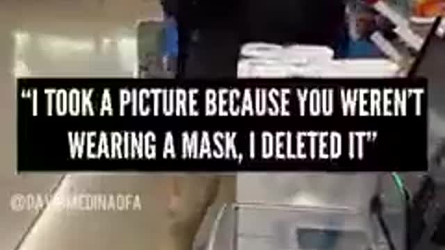 Guy Gets Banned From Walmart For Taking Pictures of Others Not Wearing Masks