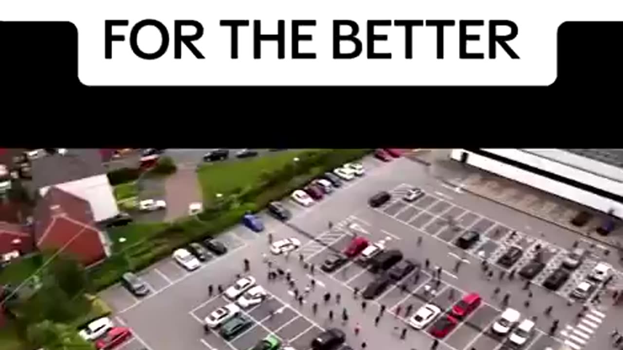 In Britain the police in a car flee a dangerous scene. It seems they have given