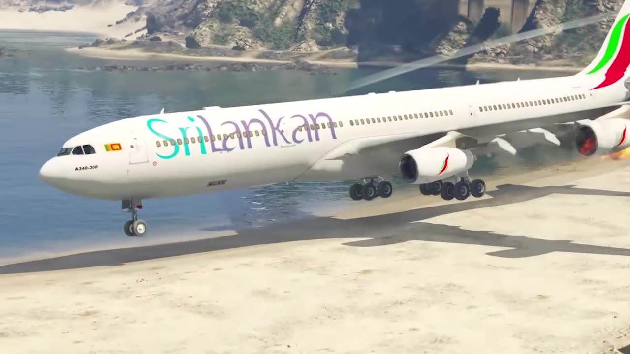 "Malaysian Airbus A380 Emergency Landing in Village! Unbelievable Scene!"