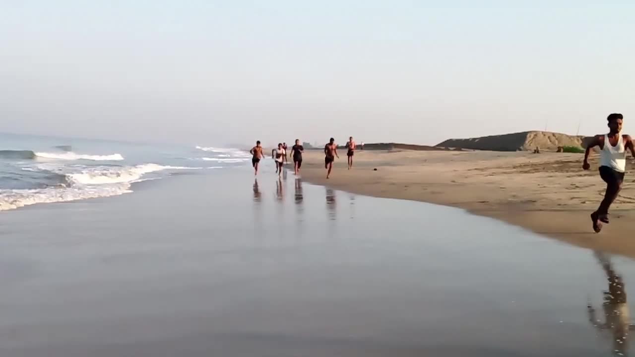 running