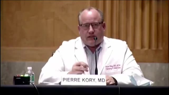 Dr Kory - Sénat US Covid - Censure médias et réseaux sociaux des traitements précoces covid