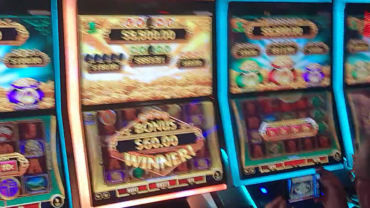 Bonus Round on Fu Dai Slot Machine on Carnival Legend July 2023 Group Slot Pull