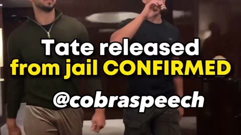 Tate has been released from jail