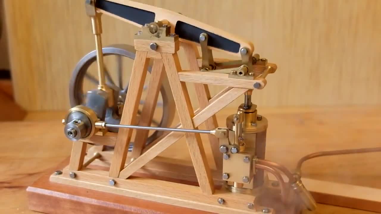 Gerrys Beam Engine steaming