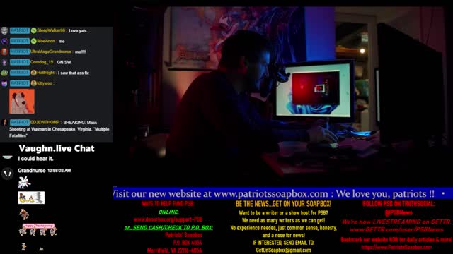 2022-11-23 01:00 EST - PSB Tuesday LateNight Movie Time: with Pamphlet