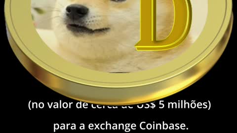 Um dos maiores detentores de Dogecoin se prepara para vender criptomoeda na Coinbase