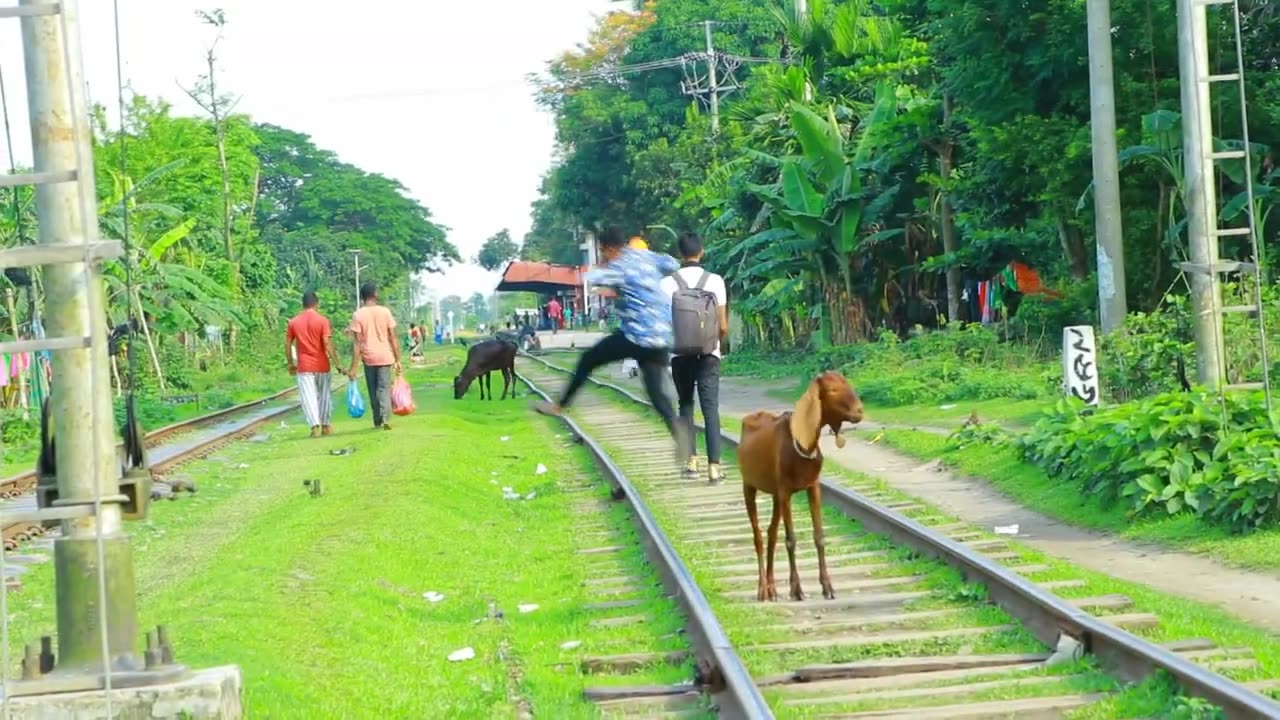 Train horn funny prank video😂 ||funny video episode 03.