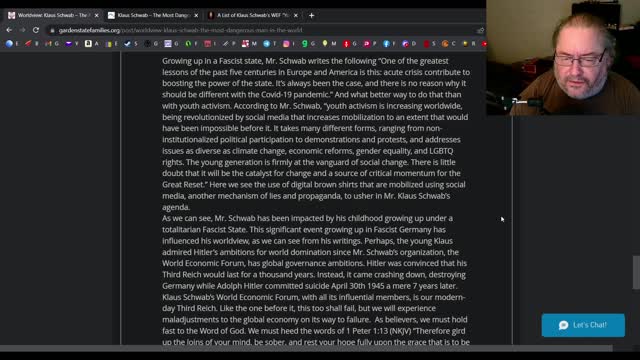 Klaus Schwab is the world's most dangerous man