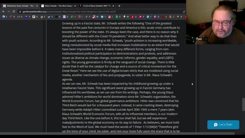 Klaus Schwab is the world's most dangerous man