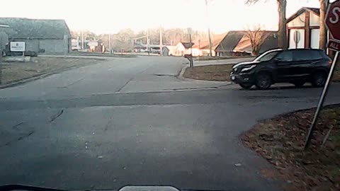 Stop sign runner