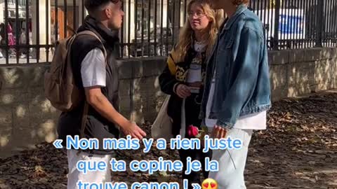 La réaction de son mec à la fin 😳