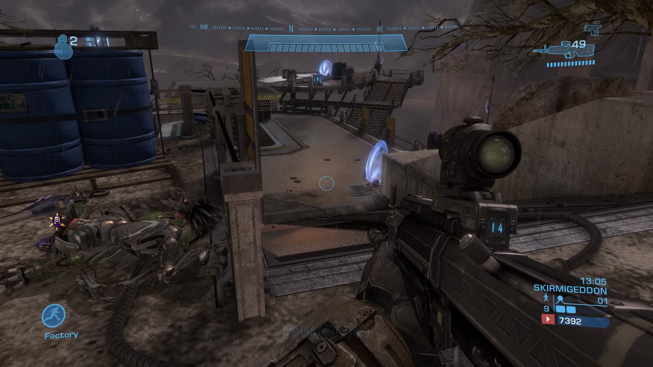 Halo Reach (MCC) Skirmigeddon on Holdout