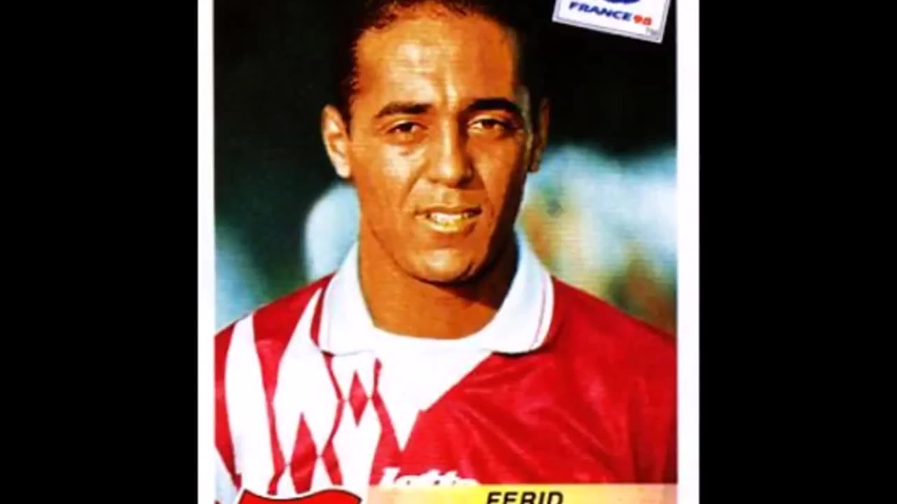 PANINI STICKERS TUNISIA TEAM WORLD CUP 1998