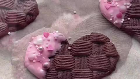 Chocolate Heart shape Biscuits