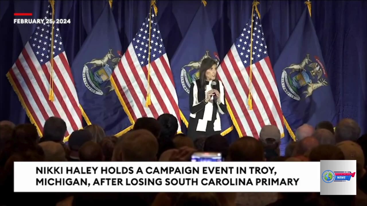 Nikki Haley Rips Trump Immigration Record At Post-South Carolina Primary Campaign Event In Michigan