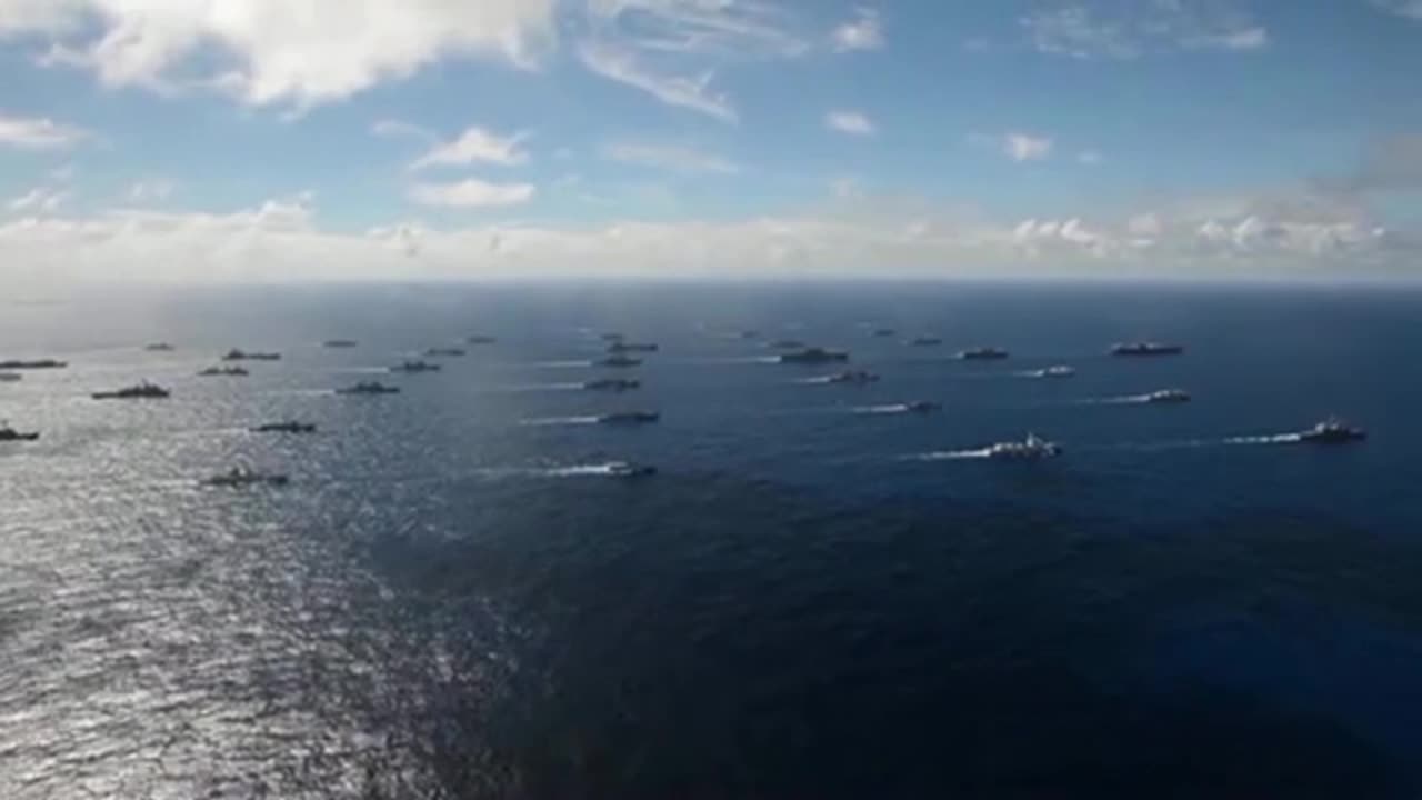 RIMPAC Panorama View at Sea