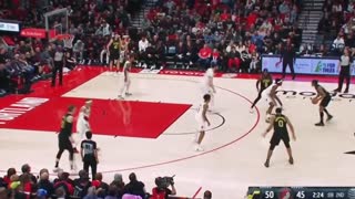 UTAH JAZZ VS TRAIL BLAZERS 1ST & 2ND QUARTER LIVE COMMENTARY