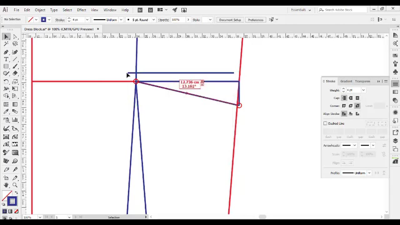 Tutorial_ Drafting the dress block sewing pattern