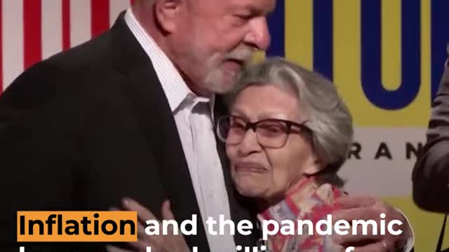 Brazilian President-elect Lula breaks down on stage | Al Jazeera Newsfeed
