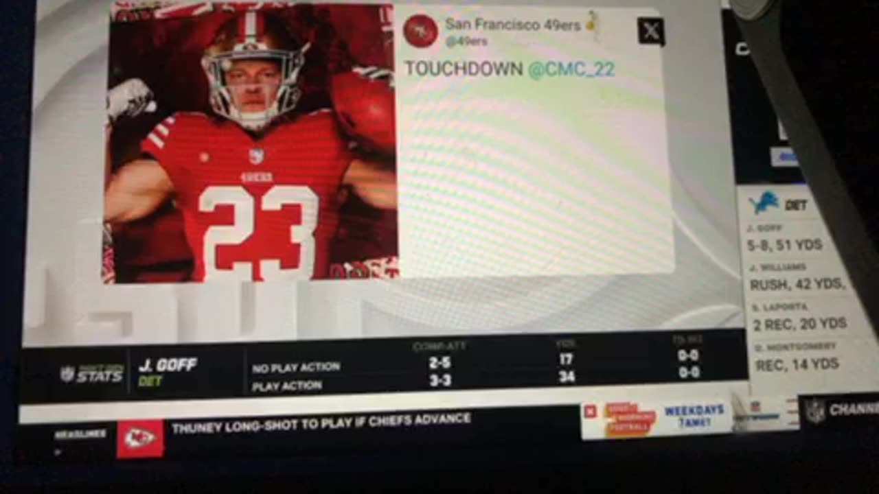 Detroit Lions 14 & San Francisco 00 times 07:37 pm