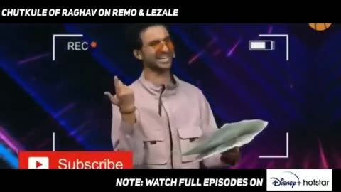 Raghav Best comedy performance in dance +