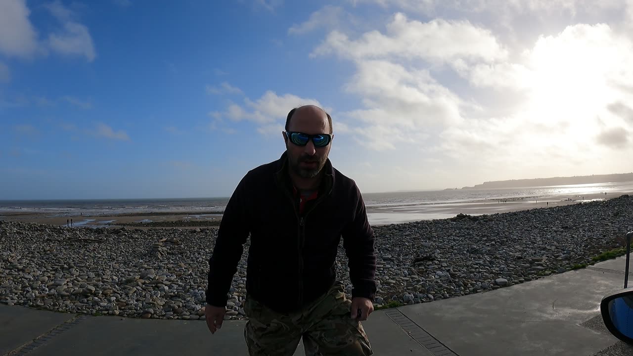Vlog at Amroth beach Wales. Oct 2022