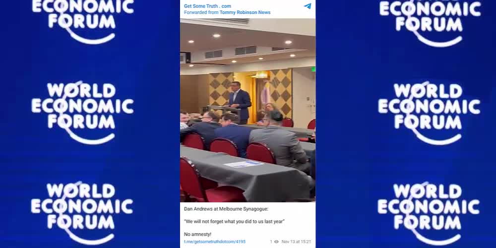 Dan Andrews at a Melbourne Synagogue 13 Nov 2022