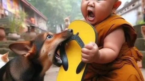 Little monk so much cute #shorts