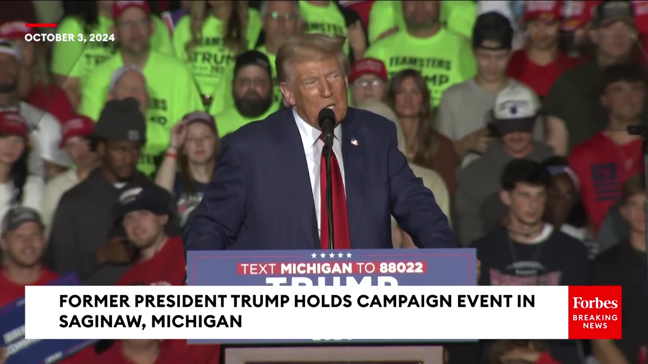 Donald Trump Eviscerates Kamala Harriss Record During Michigan Rally- Get The Hell Out Of Here!