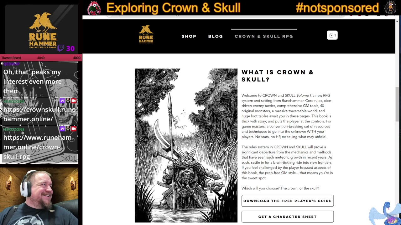 Crown & Skull RPG: Hexcrawling, Attrition, Enemy Encounters, Enemy List Review