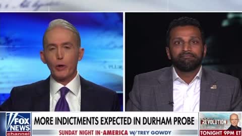 Kash Patel- More indictments expected.