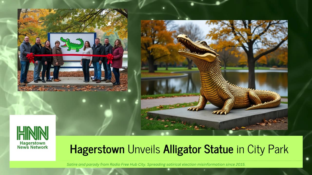 Hagerstown Unveils $2 Million Alligator Statue