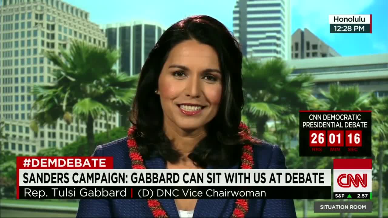 Tulsi Gabbard Complaining about DNC's Lack Of Primary Debate