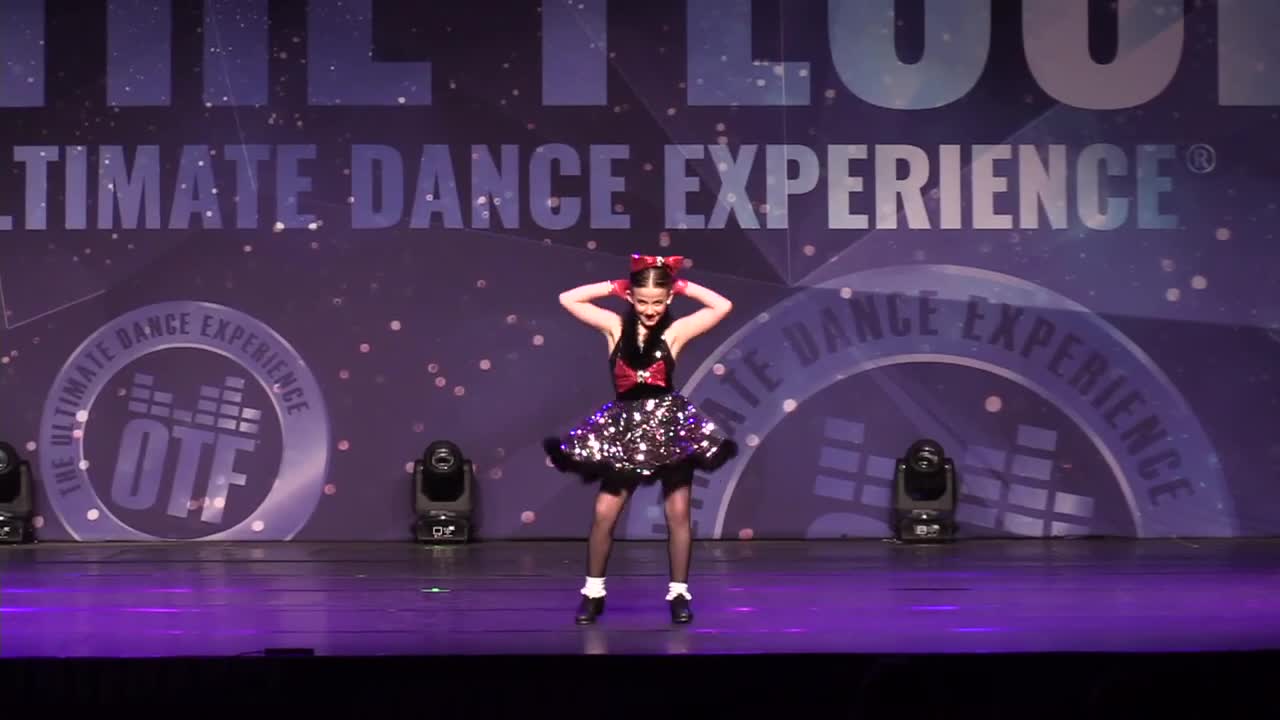 GREAT BALLS OF FIRE - 7 YR OLD IZZY TAP SOLO! DIMENSIONS IN DANCE. OTF Nationals!