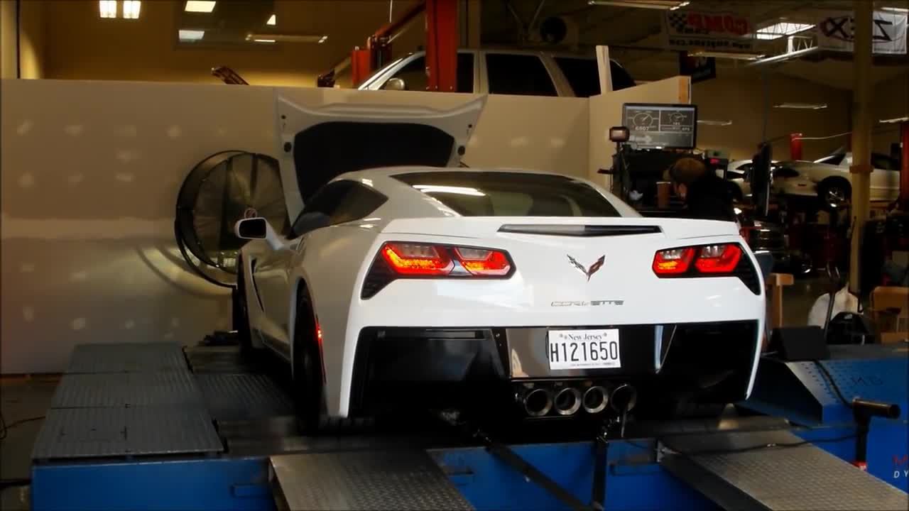 C7 Stingray dyno after American Racing Headers!