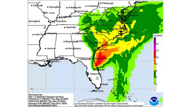 NOAA LATEST INFO HURRICAN IAN