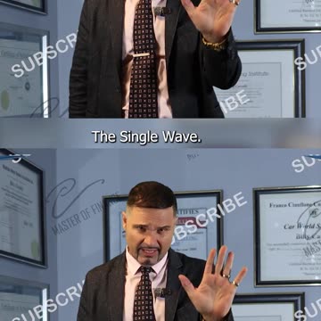 Business hand gestures! This one is "The Single Wave"
