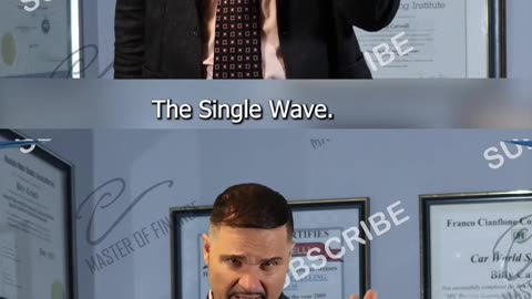 Business hand gestures! This one is "The Single Wave"
