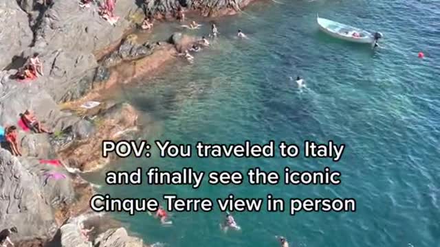 POV: You traveled to Italy and finally seo the iconic Cinque Terre view in person