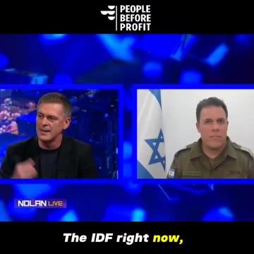 The IDF is an occupying army...