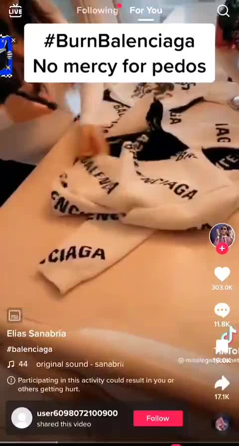 Cancel Balenciaga is spreading.